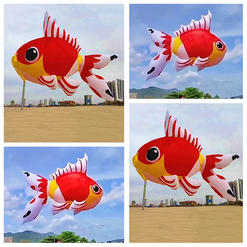 5m large goldfish kites pendant inflatable alien kites factory weifang kites paragliding butterfly wings 3d kites hoka original