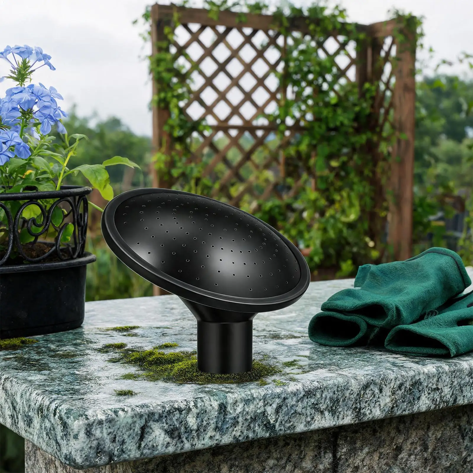 Watering Can Nozzle Universal Spill-Proof Gentle Spray Watering Can Sprinkler Head Replacement for Orchids Succulents Flower Bed view 4