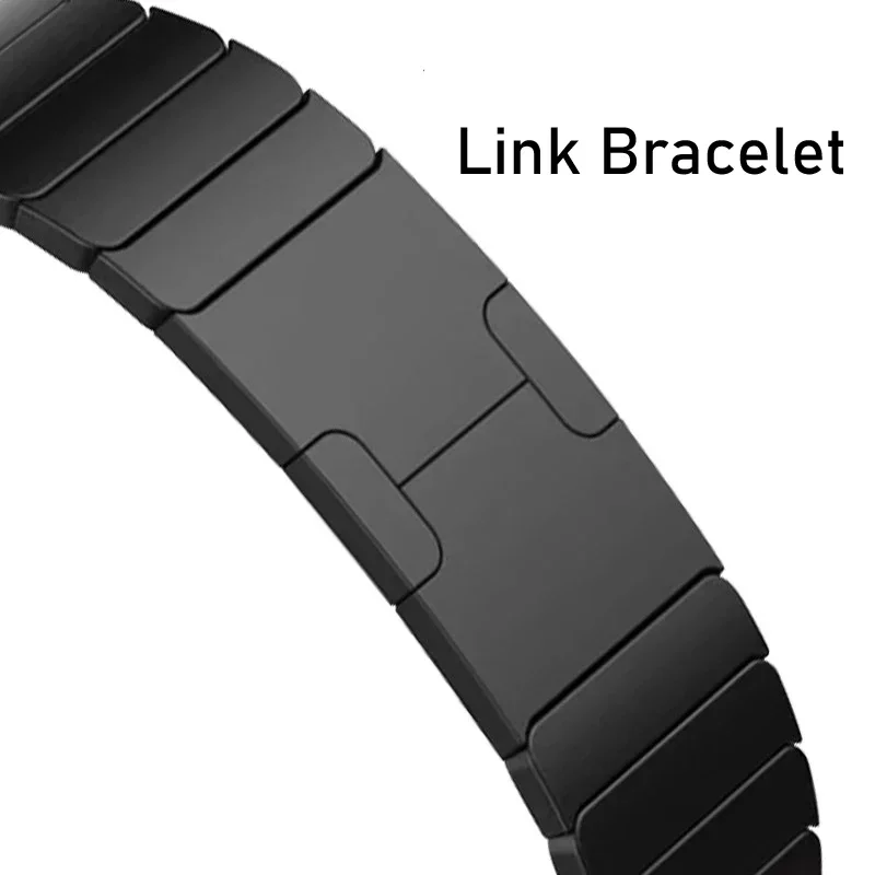 Strap For Apple Watch Band Ultra 9 8 7 6 5 4 3 SE iWatch S10 46MM 45mm 44mm 49mm 316L stainless steel link bracelet pulseira