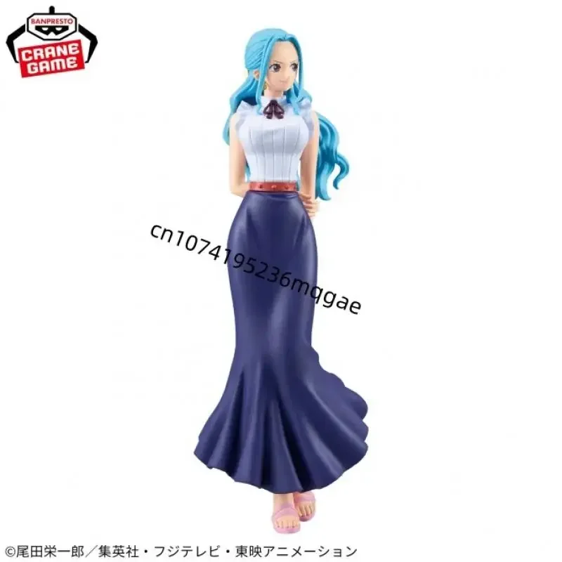 ต้นฉบับสต็อก Bandai ONE PIECE GRANDLINE SERIES Vivi Sabo รูปชุดเครื่องประดับตกแต่งอะนิเมะภาพยนตร์การ์ตูนเทศกาล