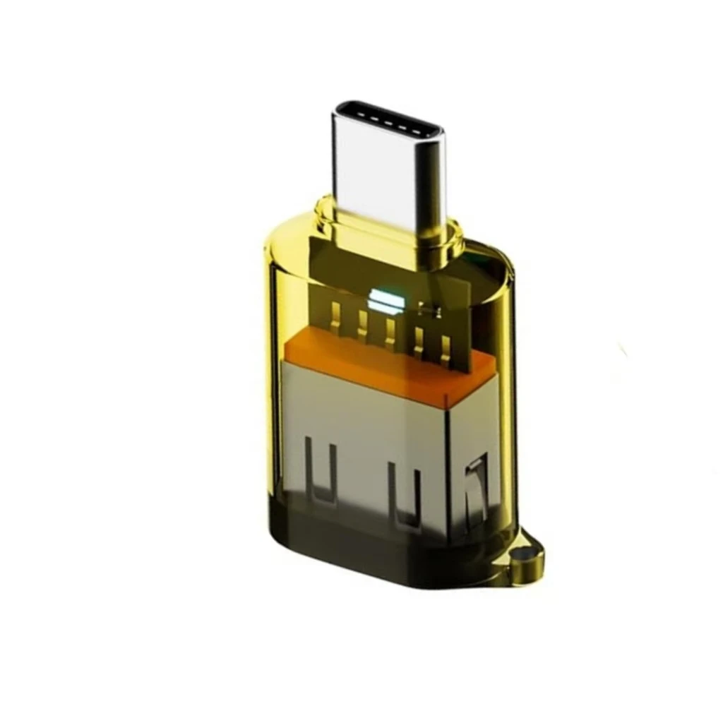 Convertidor de datos de 120 vatios USB 3.2/Gen2 de doble cara con transferencia de datos de 10 GB, compatible con dispositivos móviles y función OTG.