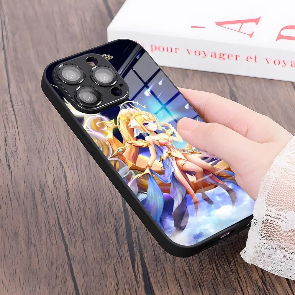 Game Summoners War Sky Arena Phone Case For IPhone 16 15 14 Pro 11 13 12 Mini XS XR Max 8 7 6 Plus SE 2020 Glass Design Cove