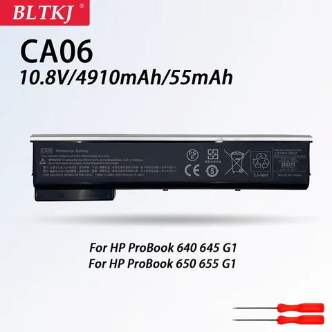 CA06 10.8Vfor HP ProBook Laptop Battery 640 645 650 655 G0 G1 CA09 CA06XL 718755-001 718756-001 HSTNN-DB4Y HSTNN-LB4Y