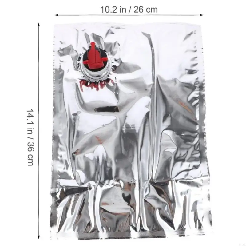 A0NC 10 Pack 3L Wine BASDER BAG WINE BACK BAG BAG BAG في صندوق PE PEN
