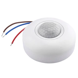 220V Infrared Motion Sensor Detection Automatic Sensor Light Switch 360 PIR Motion Human Body Detector Sensitive Lamp Switch LED