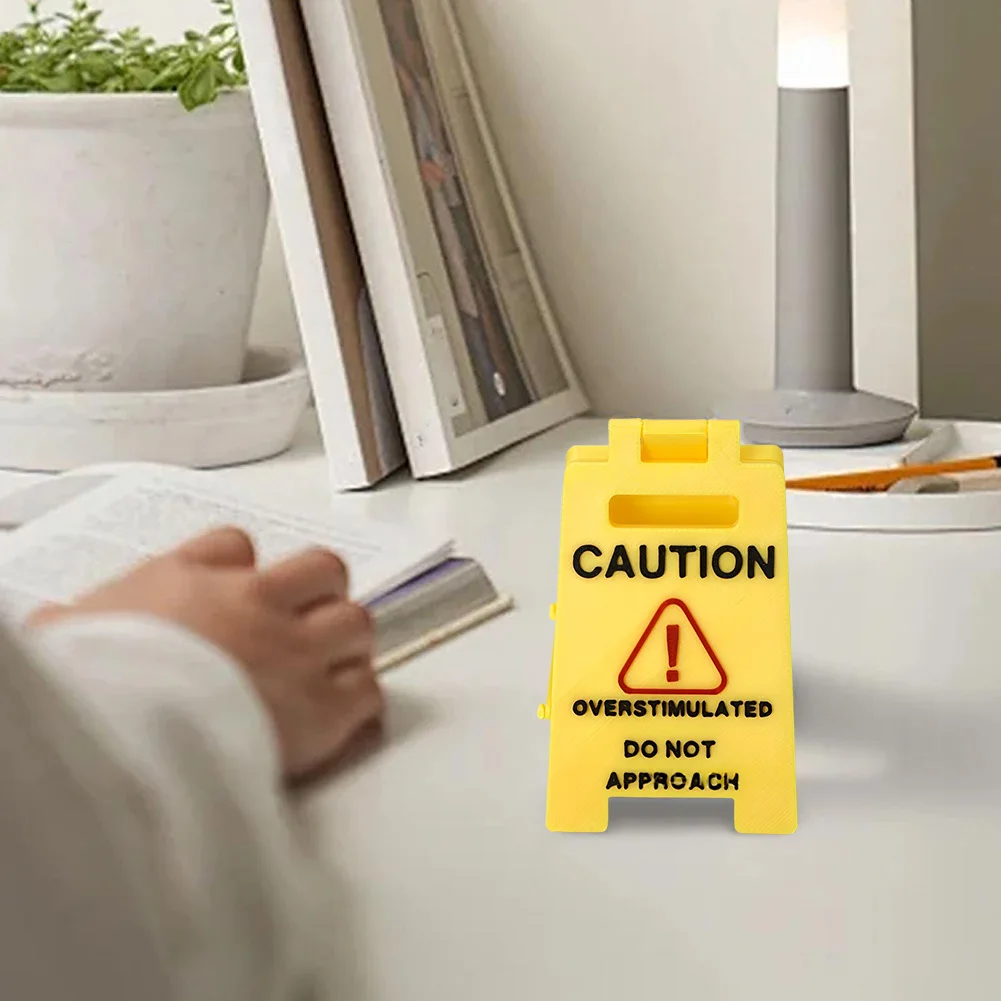 تحذير كبير الحفز مكتب تسجيل مكتب علامة تحذير ديكور لا نهج الجدول علامة تحذير صغيرة علامة تحذير ل هدية الكمامة #5