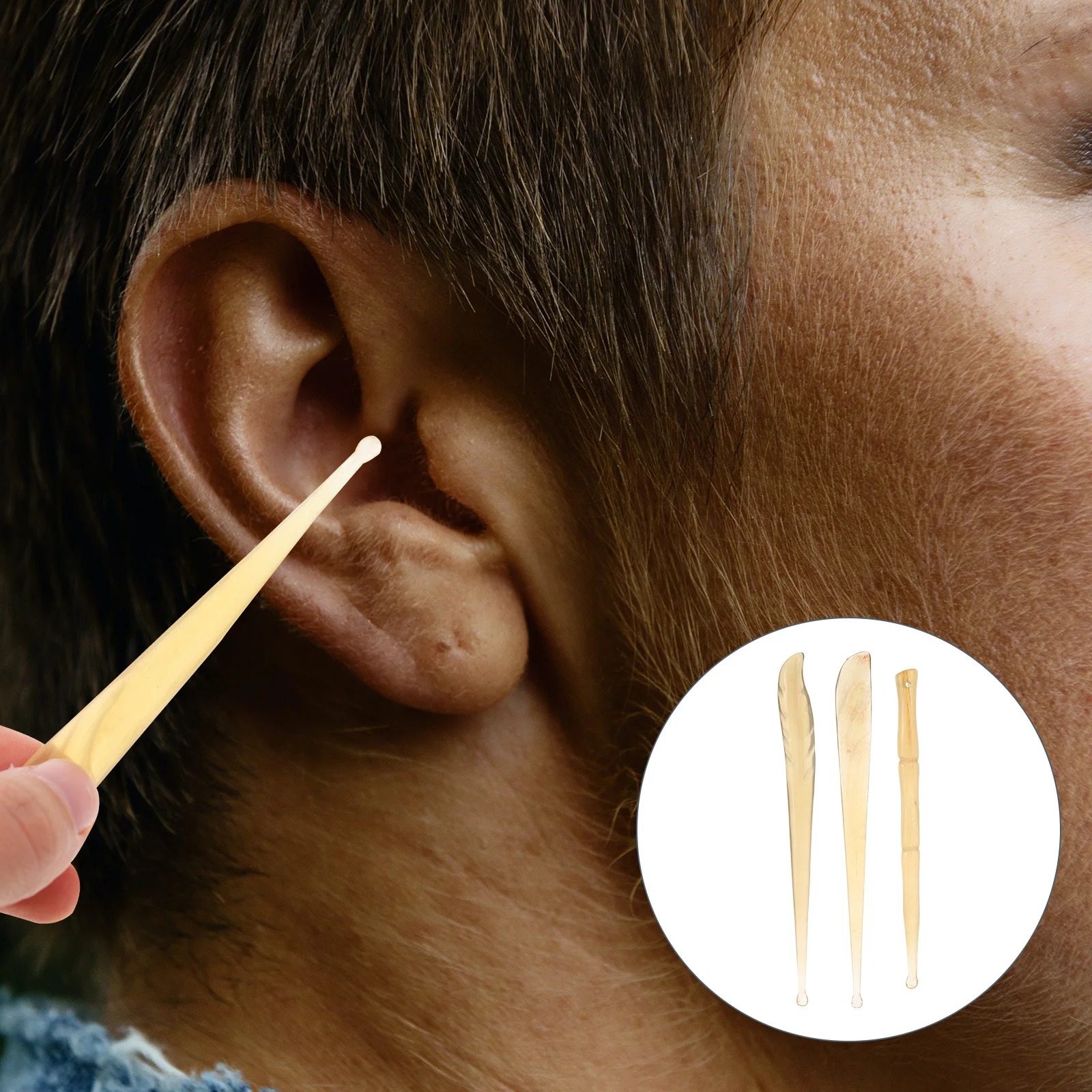 

3 шт., инструменты для удаления ушной серы, материал премиум-класса, палочки для чистки ушей, эргономичный дизайн, безопасный и удобный инструмент для чистки ушной серы, домашнее использование