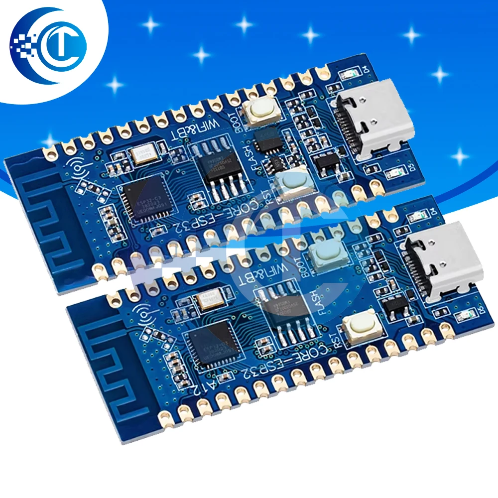 ESP32 Development Board ESP32 C3 LCD CORE Board Onboard 2.4G Antenna 32Pin IDF WiFi + Bluetooth CH343P for Arduino Microprython