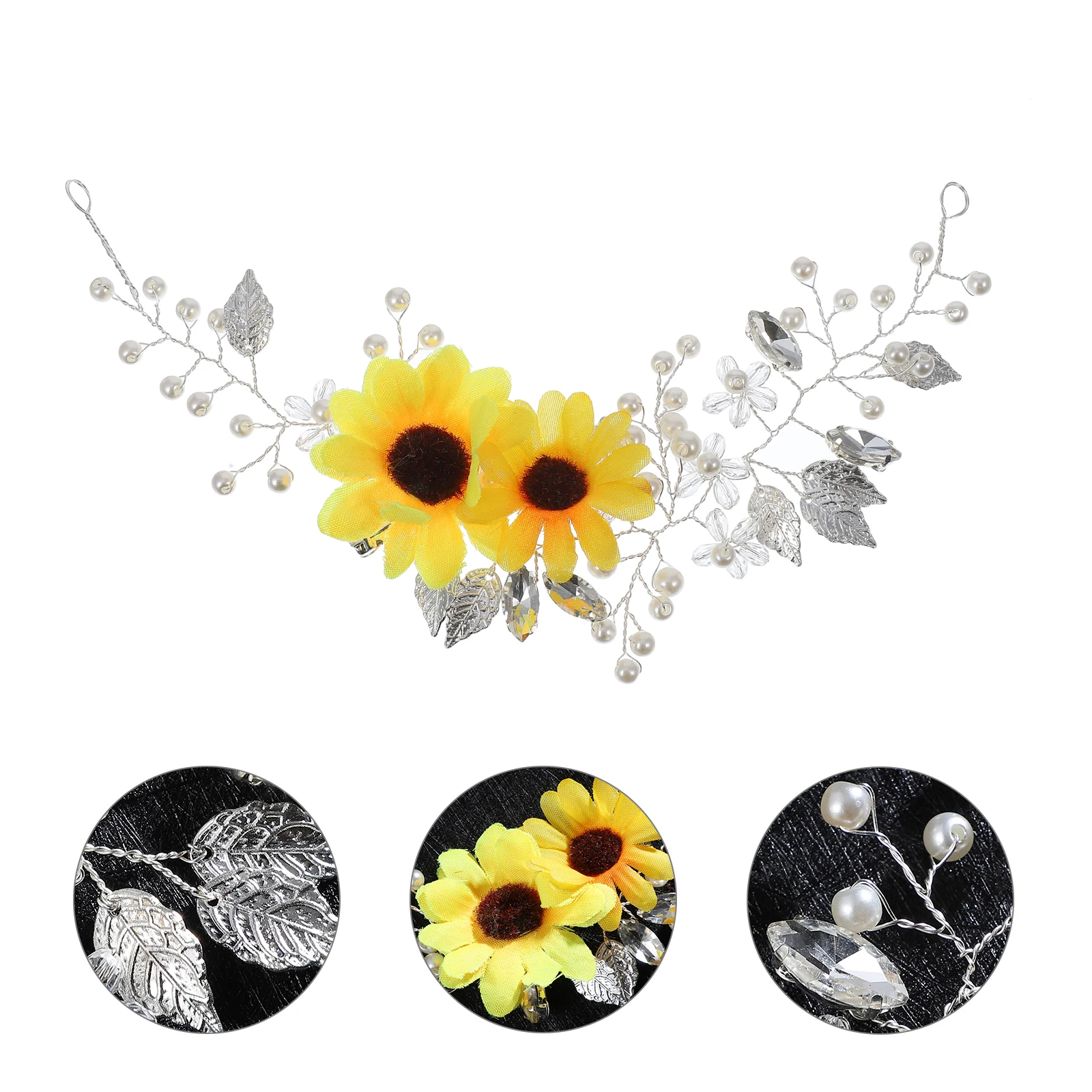

Elegant Rhinestone Hairwear Alloy Headband Wedding Bride Hair Band Fashion Hair Hoop Decorative For Prom Party Occasion