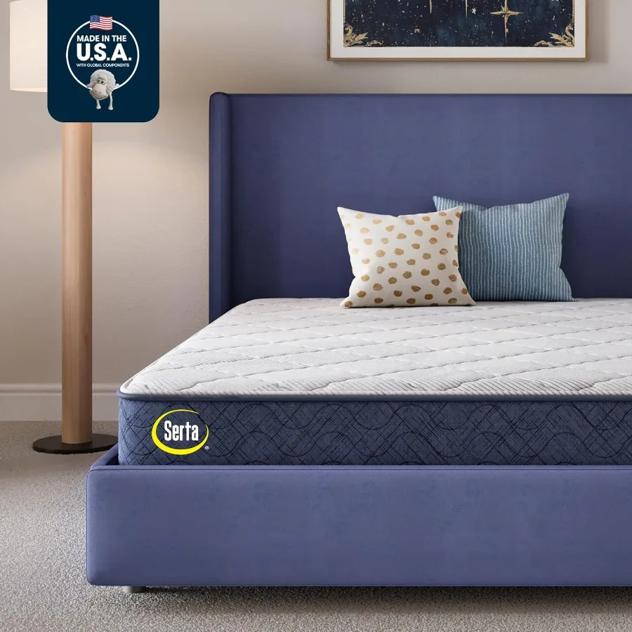 Five Star Mattress Tranquility 10Inch Medium Twin XL Zoned Lumbar Support Pressure Relief Cooling Foam BedinaBox 100 Night Tria