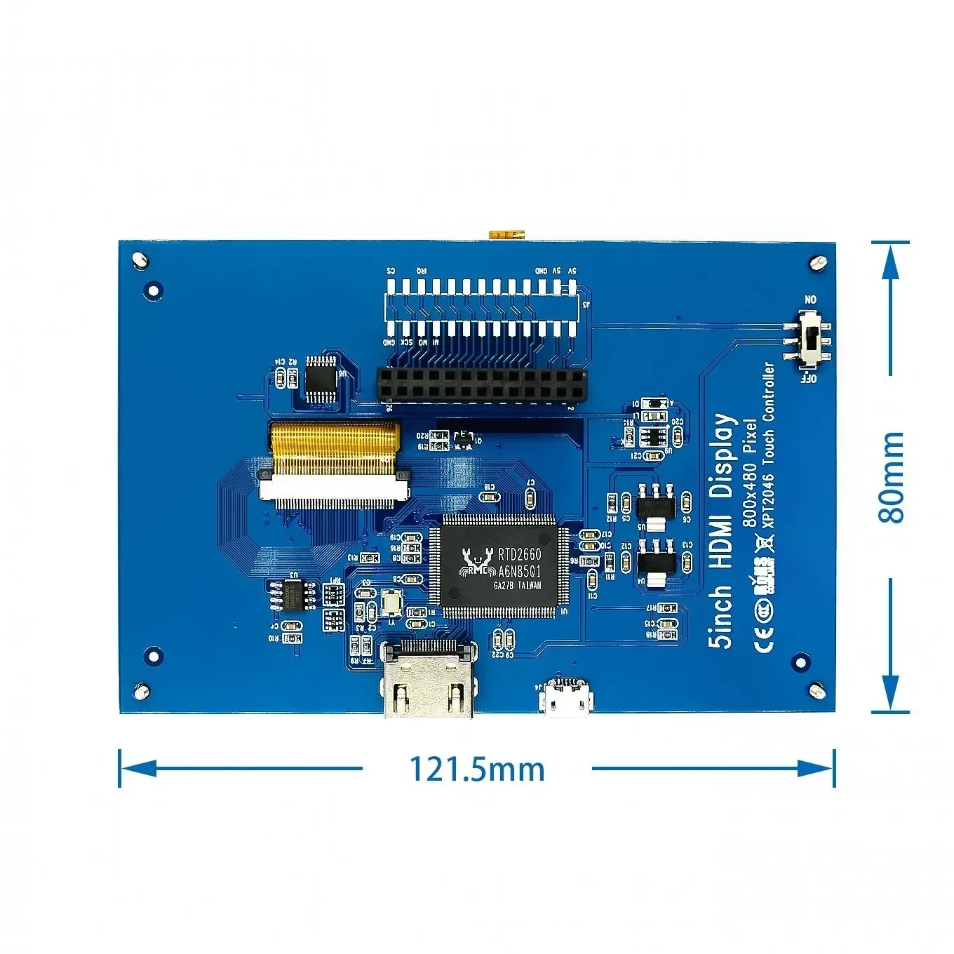 Raspberry pi 3/4 5 polegadas 7 polegadas lcd hdmi display 5 polegadas 800x480 resolução hd 7 polegadas 1024x600 resolução uhd tela de toque capacitiva