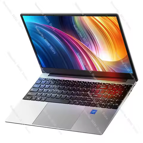 2025 LENO 15.6"Ultra Slim Laptop Notebook Gamer 12GB RAM 1TB SSD Windows11 J3455 1080P HD Display Office Study Computer PC