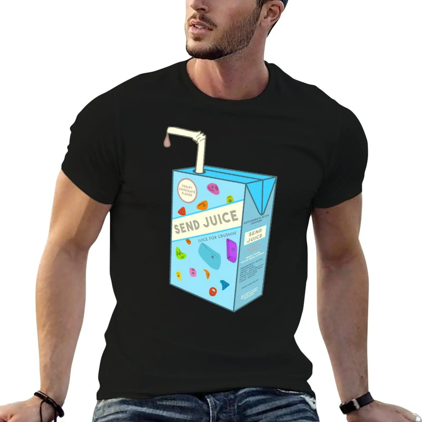 

Send Juice - Chalky Chocolate T-Shirt Blouse animal prinfor boys t shirt men
