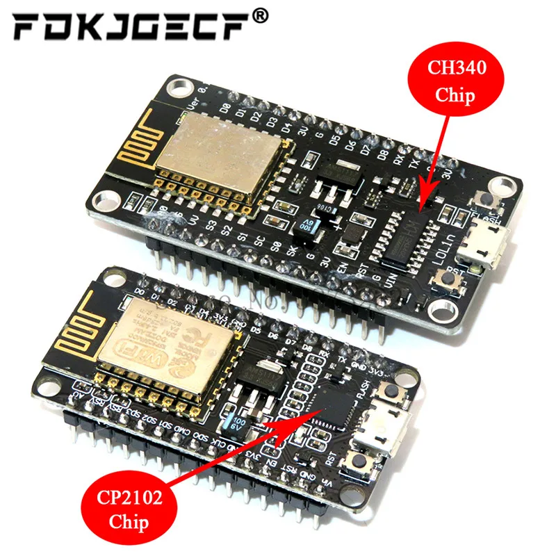 Wireless module CH340/CP2102 NodeMcu V3 V2 Lua WIFI Internet of Things development board based ESP8266 ESP-12E with pcb Antenna