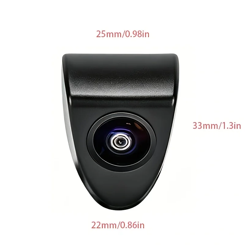 Fit for Toyota Embedded Front View Camera, Wide-Angle Night Vision Front Parking Camera, Designed to Ensure Driving Safety