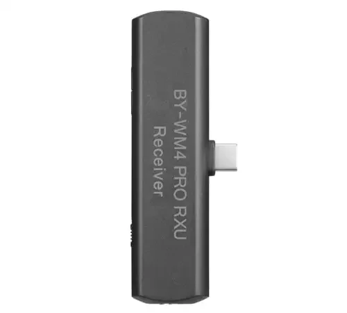 BOYA BY-WM4 PRO RXD dual-channel digital plug-in 2.4GHz Wireless Receiver For BY-WM4 PRO microphone IOS and other lighting type