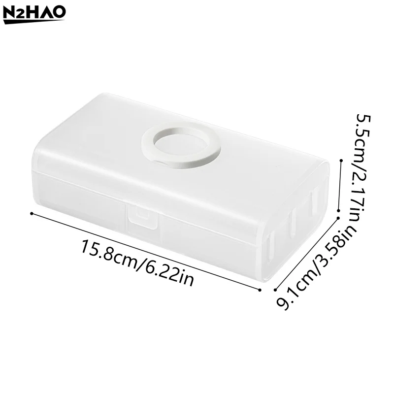 1PCS Data Line Multifunctional Large Capacity Data Cable Storage Box Travel Storage Device Data Cable Storage Box
