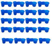 Set Of 20 Bird Drinker Feeder Soda Pop Water Bottle Cup For Chicken Pigeons Birds Feeder Trough Animal Feeding Accessories