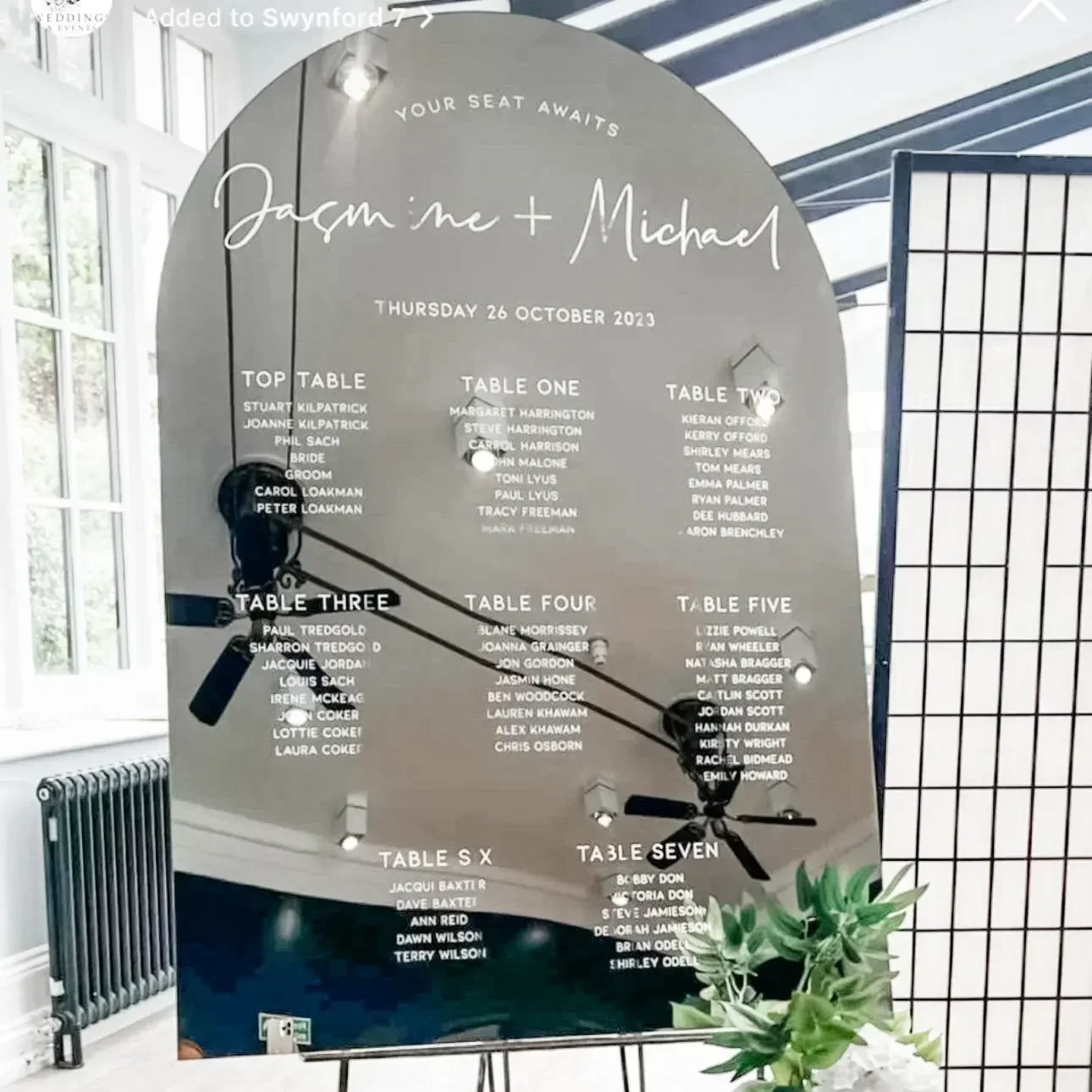 

Rose Gold Mirror Wedding Seating Chart Wedding Table Plan Wedding Seating Sign Please Be Seated Guests Plan Find Your Seat