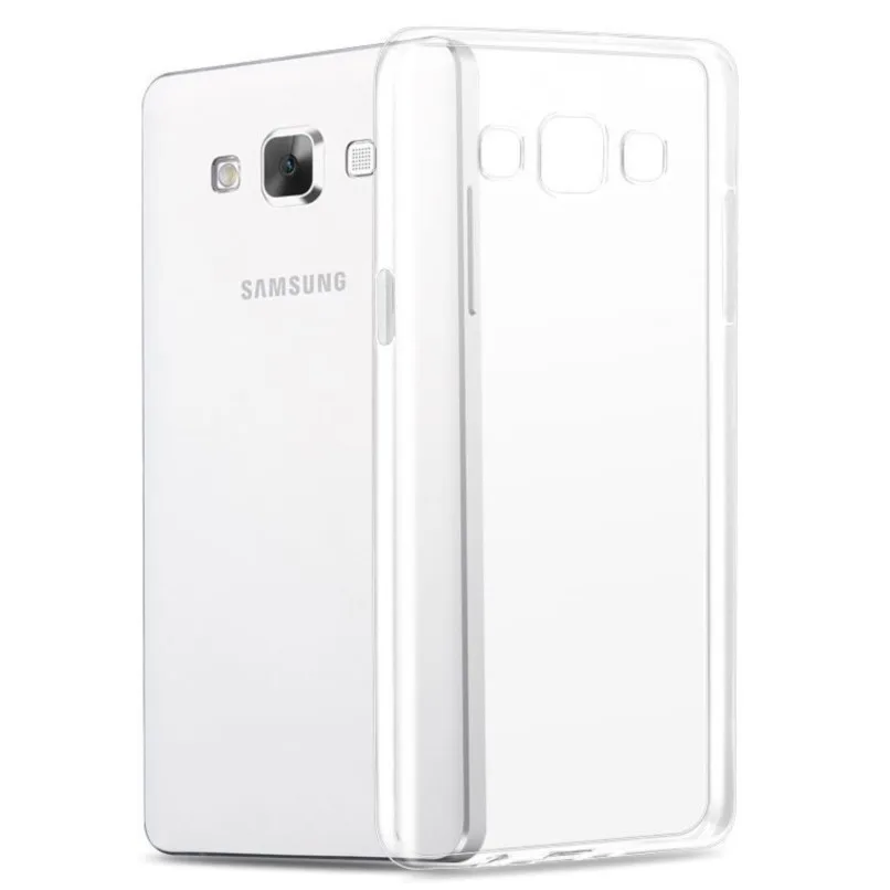 Para samsung galaxy a5 2015 funda suave transparente fina silicona transparente tpu cubierta protectora para galaxy a5 lte funda de teléfono funda