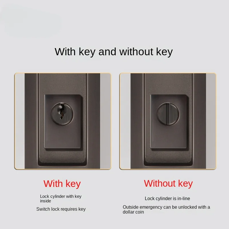 Zinc alloy square sliding door lock bathroom kitchen embedded hook lock balcony sliding flat single hook lock