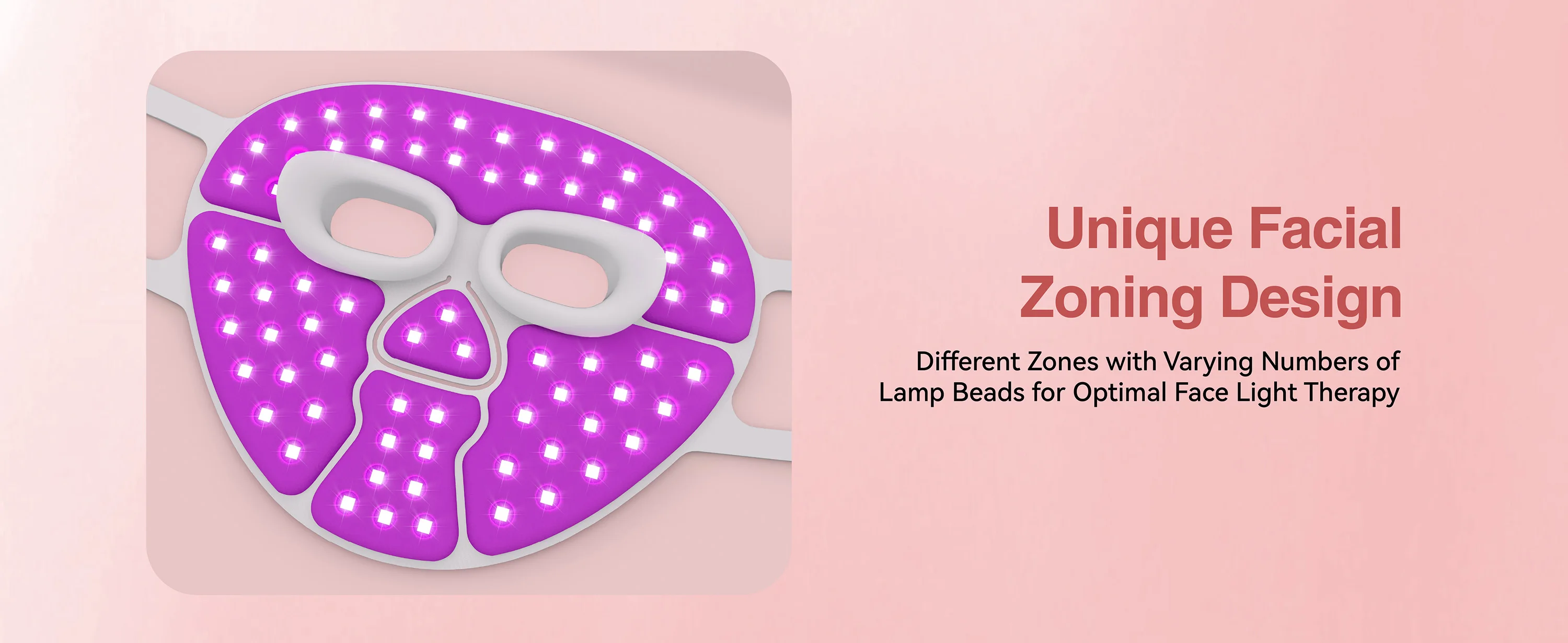 Red Light Therapy Photon Mask Hello Face M500S LED 630nm 850nm Near-Infrared Light Therapy Facial Mask Professional Beauty Care