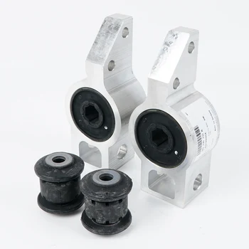 アーム-ラバーブラケット,vwゴルフmk5 mk6 gti eosキャディジェッタ/シノオルトゥーラン1k0 199 231/232用フロントコントロールアーム