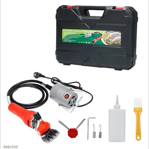 Speed adjustable flexible shaft electric wool shearing, high power wool fader shearing machine