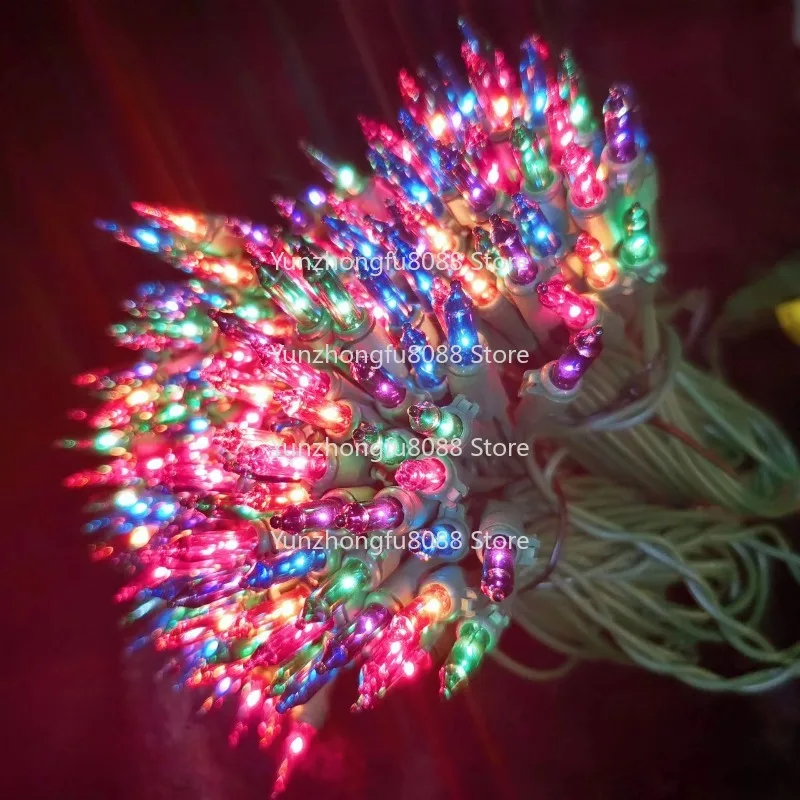 Emitting Diode Christmas Light Prextex 100 Count Multi-Color Green Line Emitting Diode Total Christmas Light Set