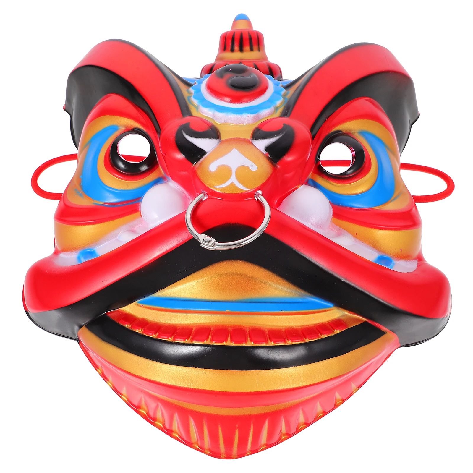 

Full-faced Mask Handmade Dancing Costume Plastic Lightweight Stage Party Accessory Chinese Culture Lion Masks