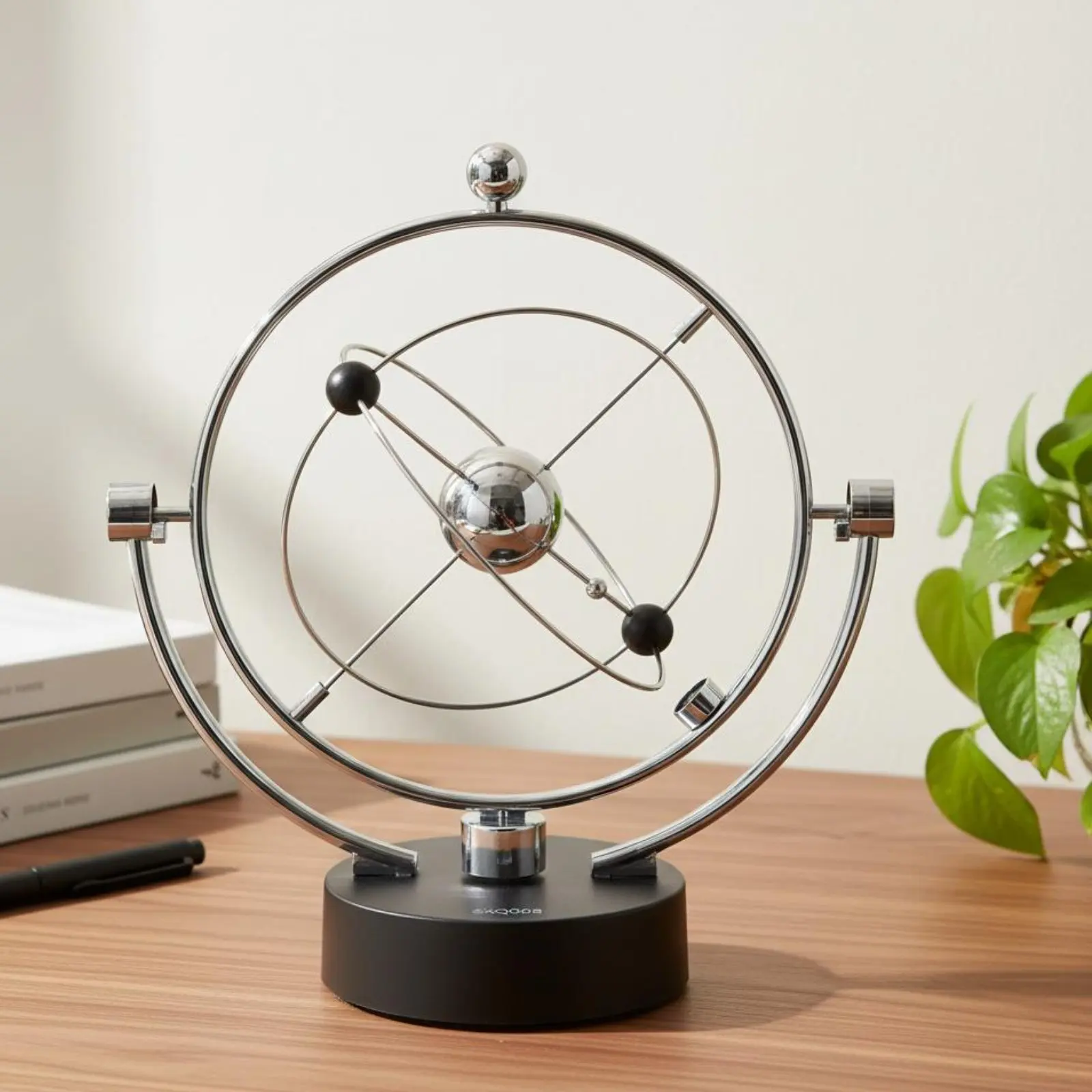 Escultura de Movimiento de Escritorio, Pieza de Conversación, Arte Dinámico Oscilante, Gadget de Energía Dinámica, Escultura Silenciosa para Decoración del Hogar