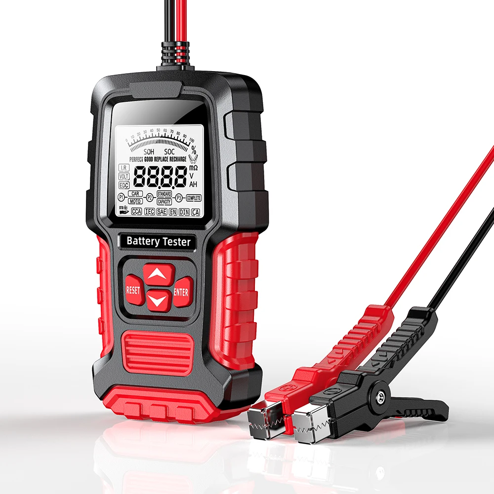 Penguji baterai mobil 12V 24V, sistem deteksi baterai otomatis, alat sistem deteksi Detect