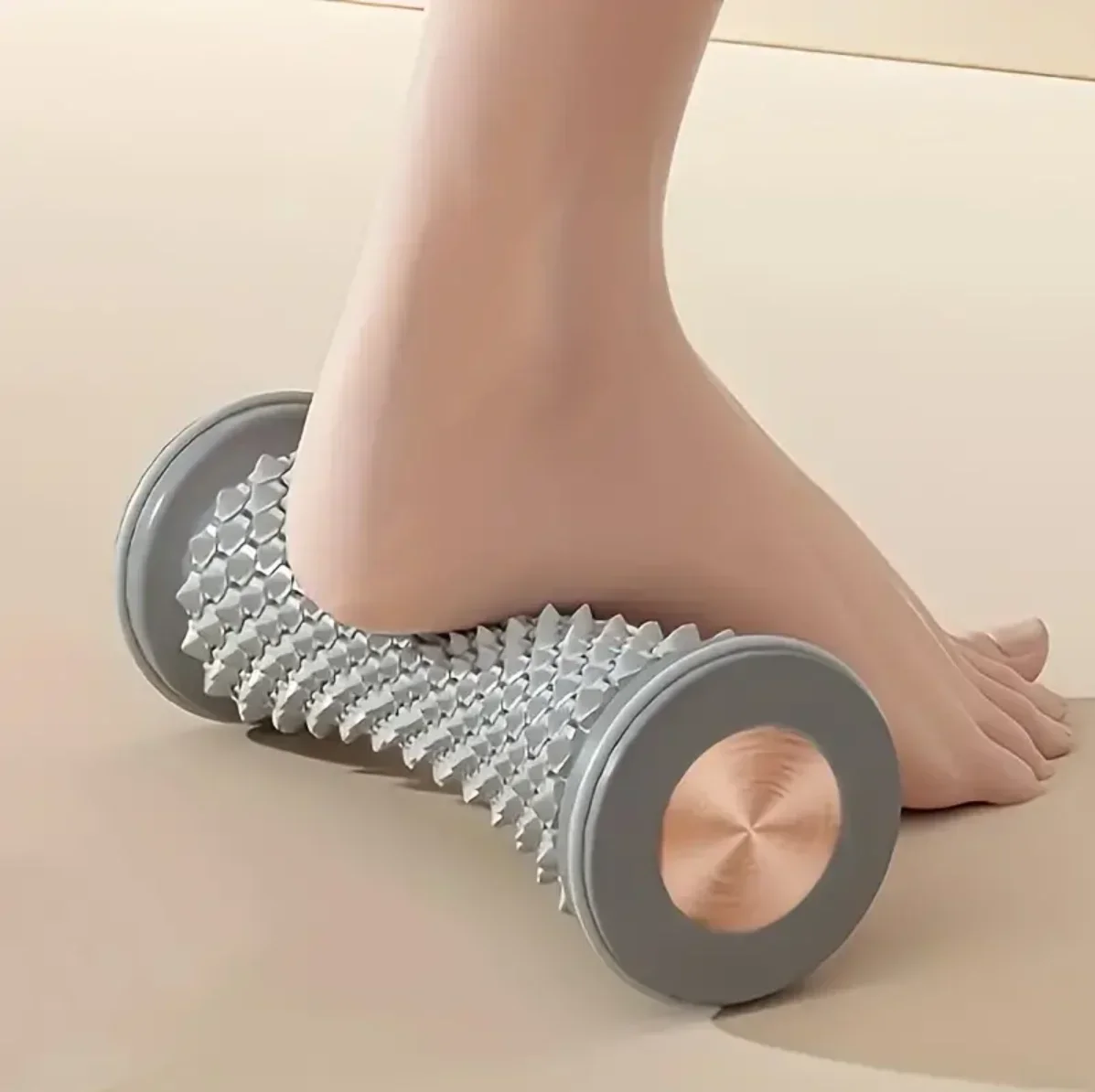 Plantar Fasciitis Foot Massager Wheel – Yoga Muscle Relaxation Roller for Arch Training & Fitness (Home Comfort Therapy)