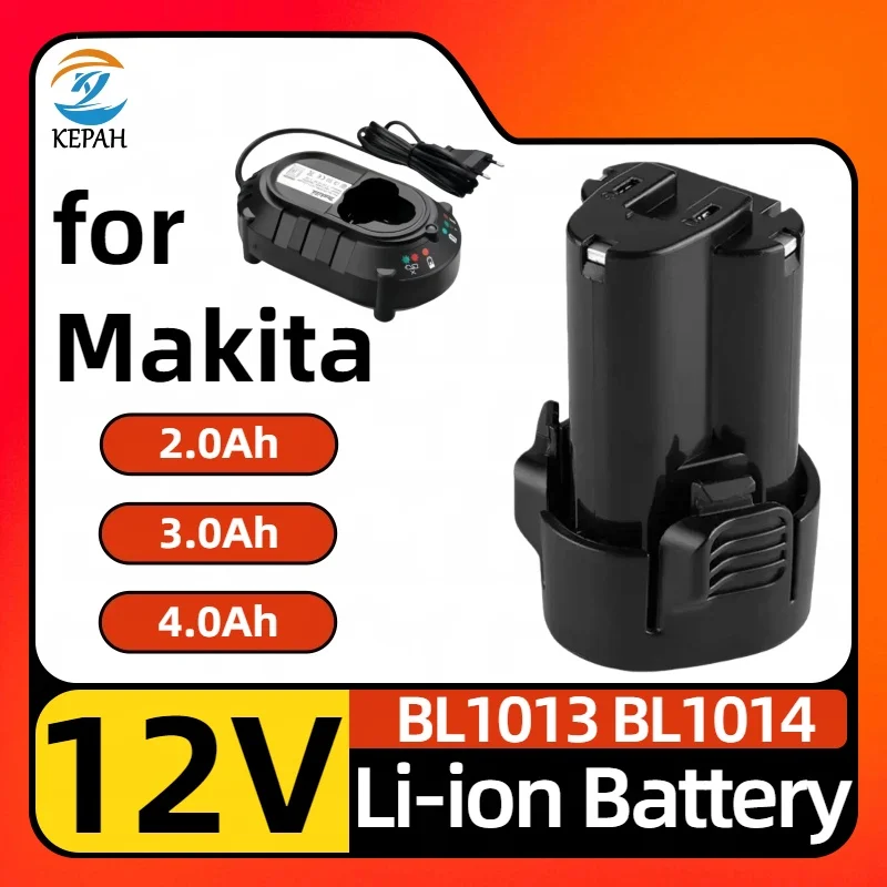 

4000mAh For makita 12V Li-ion Rechargeable Battery for BL1013 BL1014 BL1013 BL1014 LCT203W 194550-6 194551-4