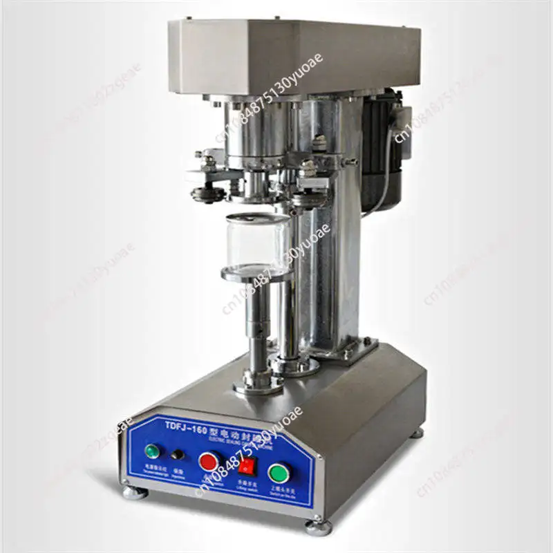 Tabletop Semi-Automatic Beer and Bottle Packaging Machine for Tin/Aluminum Can Sealing Can Seaming Machine