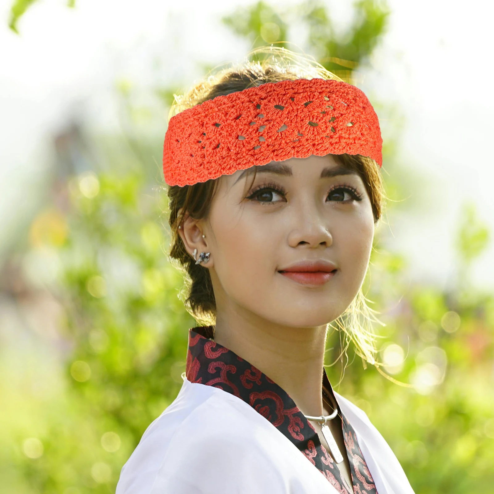 

Headband Cute Decorative Hair Bandana Accessories for Headbands Knitted Cotton