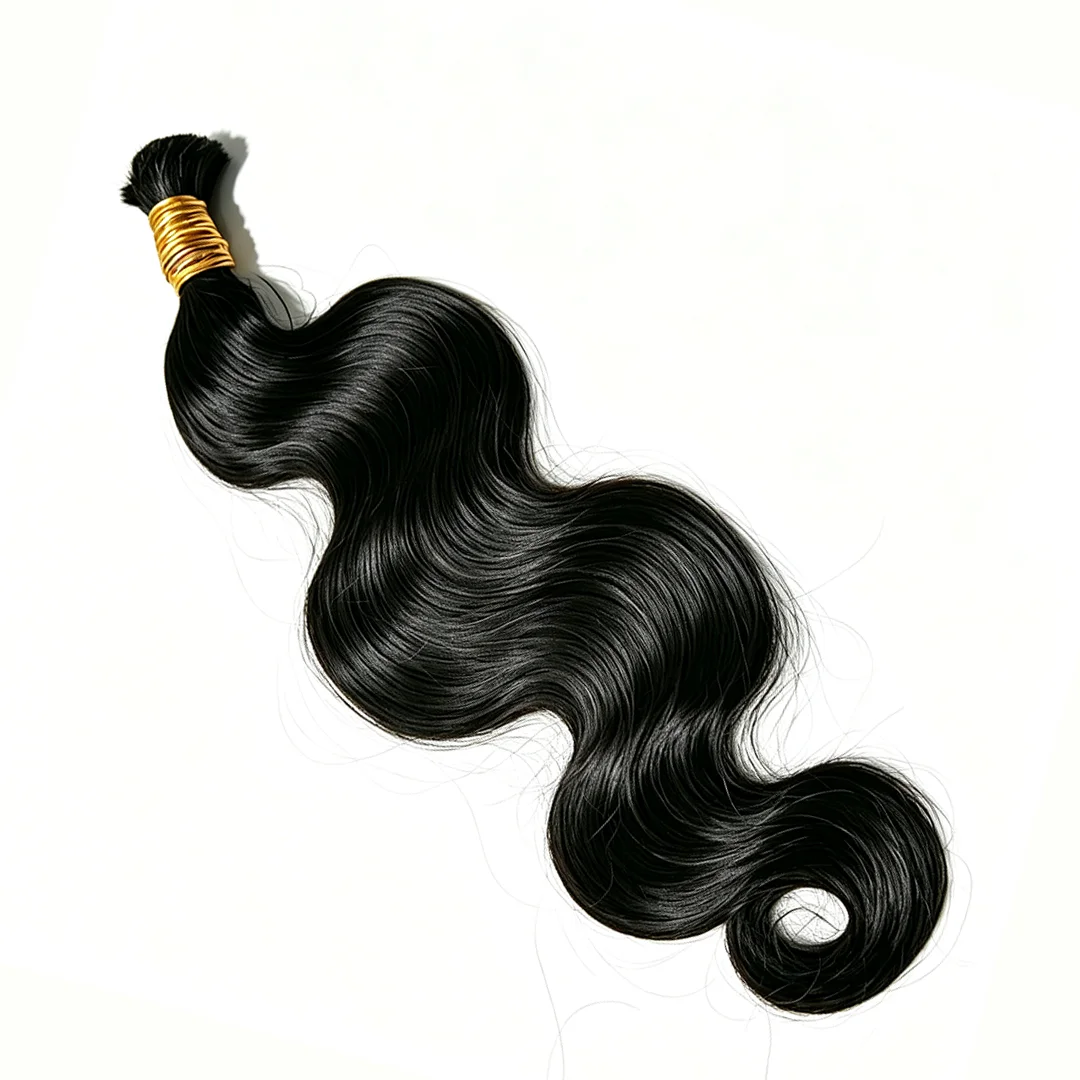Human Braiding Hair Bulk Boho Braids Hair for Black Women Body Wave 100 Grams 18 Inches 20 Inches Color 1B 4/27/30 27/30/613