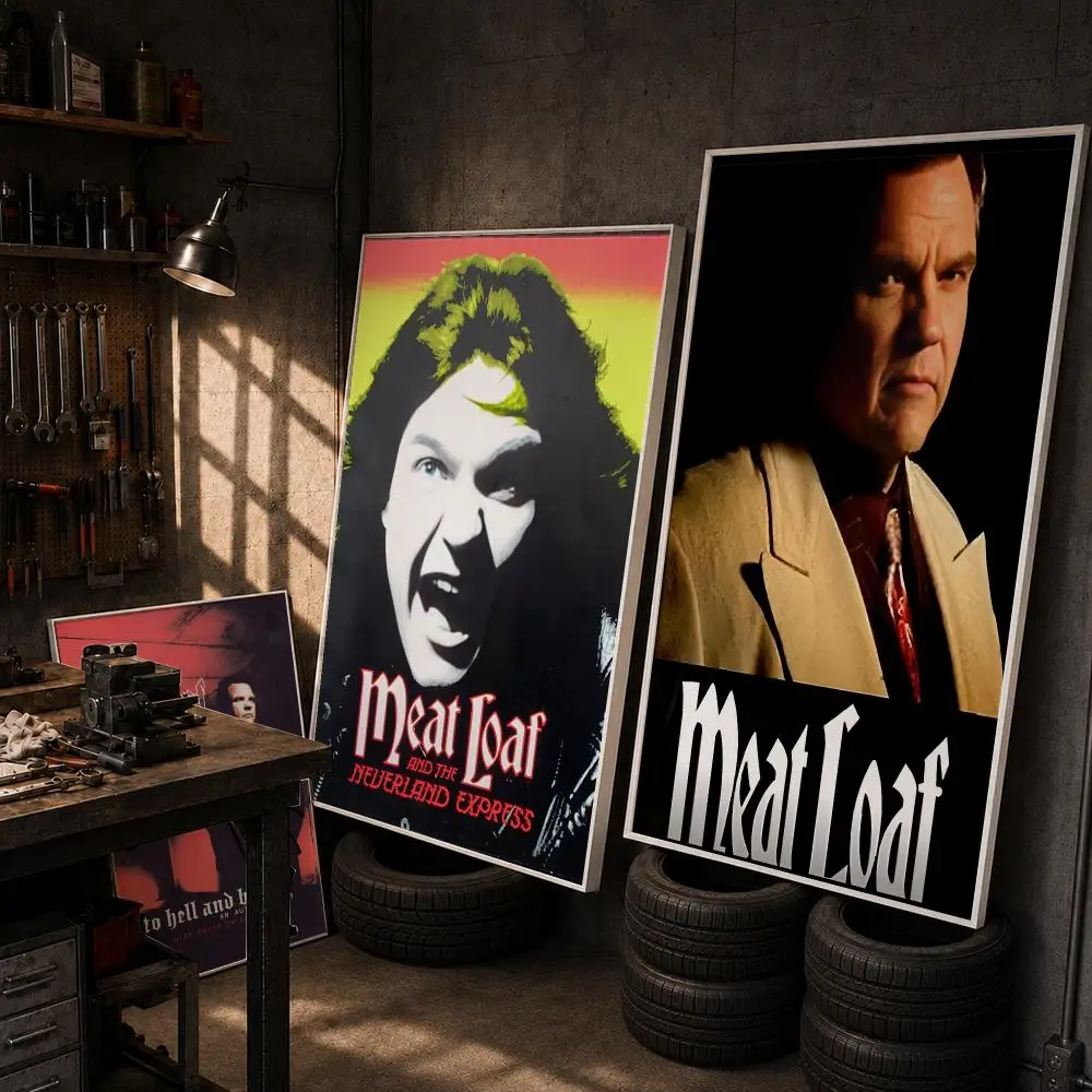 Singer Meat Loaf Bat Out of Hell Poster HD Wall Art Home Decor Waterproof Print Bedroom Garage Party Gift