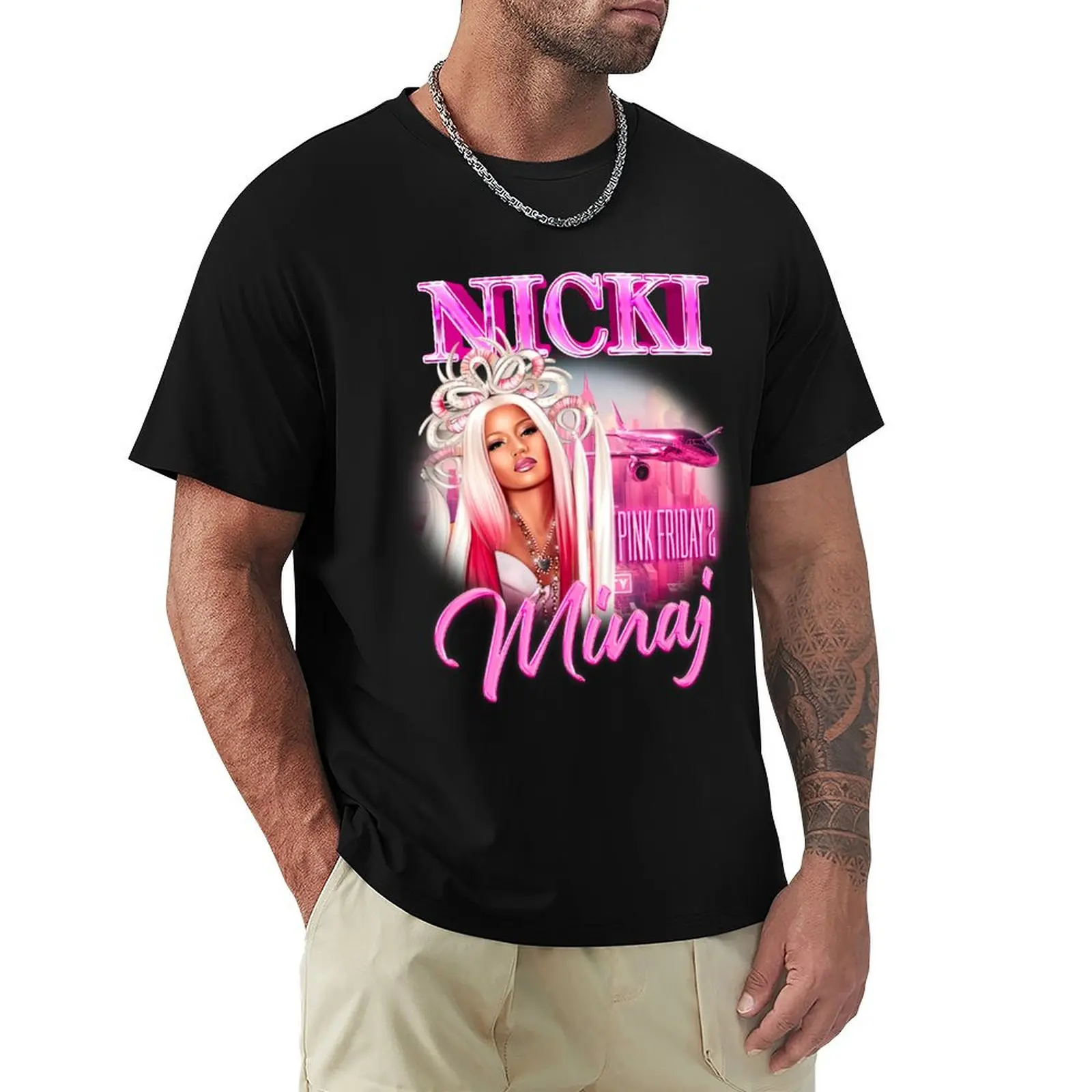 Camiseta Nicki Minaj Queen of Rap in Gag City Camiseta de manga curta do Dia da Independência