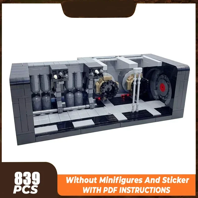 

Star Movie Model Moc Building Bricks Space Vessels' Side Corridor Technology Modular Blocks Gift Christmas Toy DIY Sets Assembly