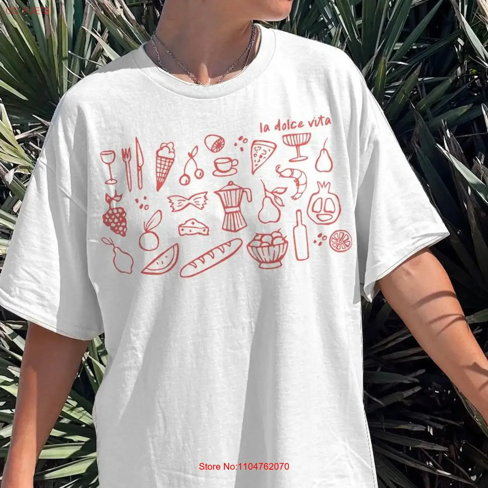 La Dolce Vita Italy T Shirt Travel Coastal Grandma Tomato Girl Summer Mediterranean Food Italian vintage Washed streetwear