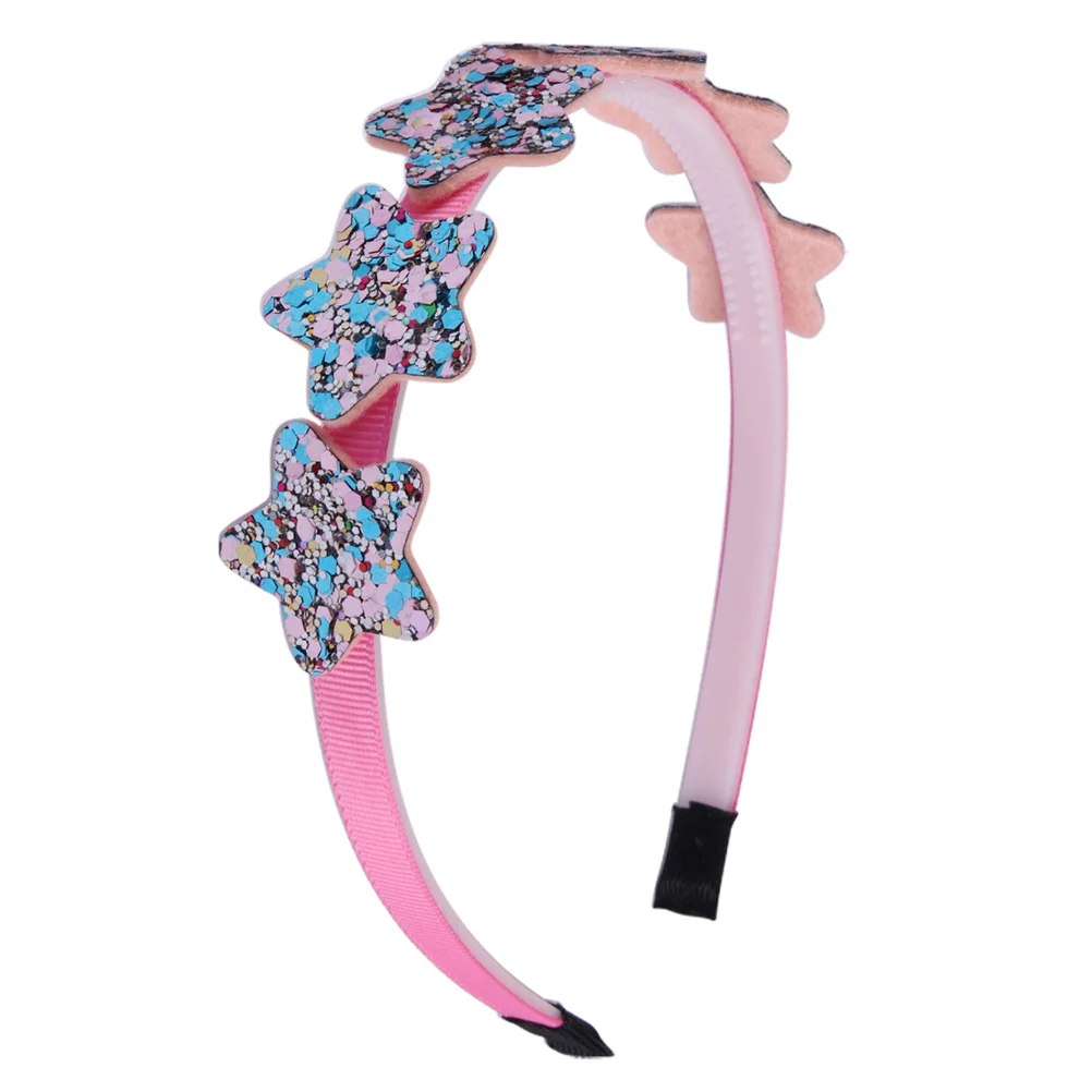 

Star Shape Hair Hoops Kids Headband Lightweight Toddler Accessories Birthday Photo Kid Headdress Non Fading Fits Most
