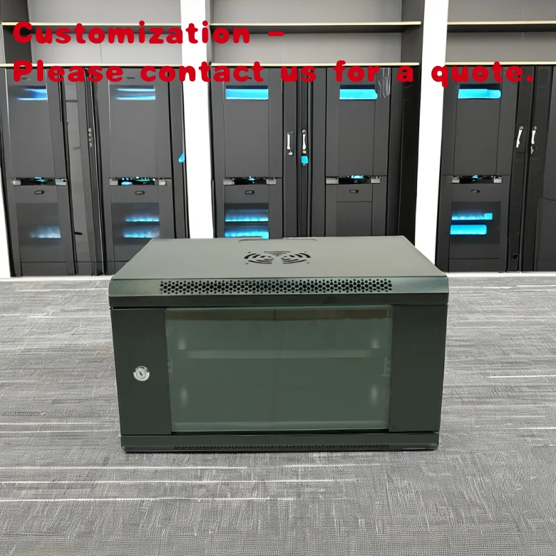custom.Customisable 6U Cold-Rolled Steel Server Rack Cabinet Telecom Server Cabinet