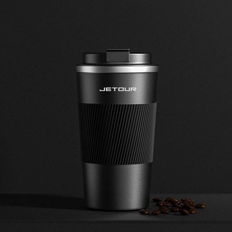 Car Coffee Mugs for JETOUR Traveler T2 2023 2024 2025 Dashing X70 X90 Chery Stainless Steel Vacuum Flasks Thermos Bottle 510ml