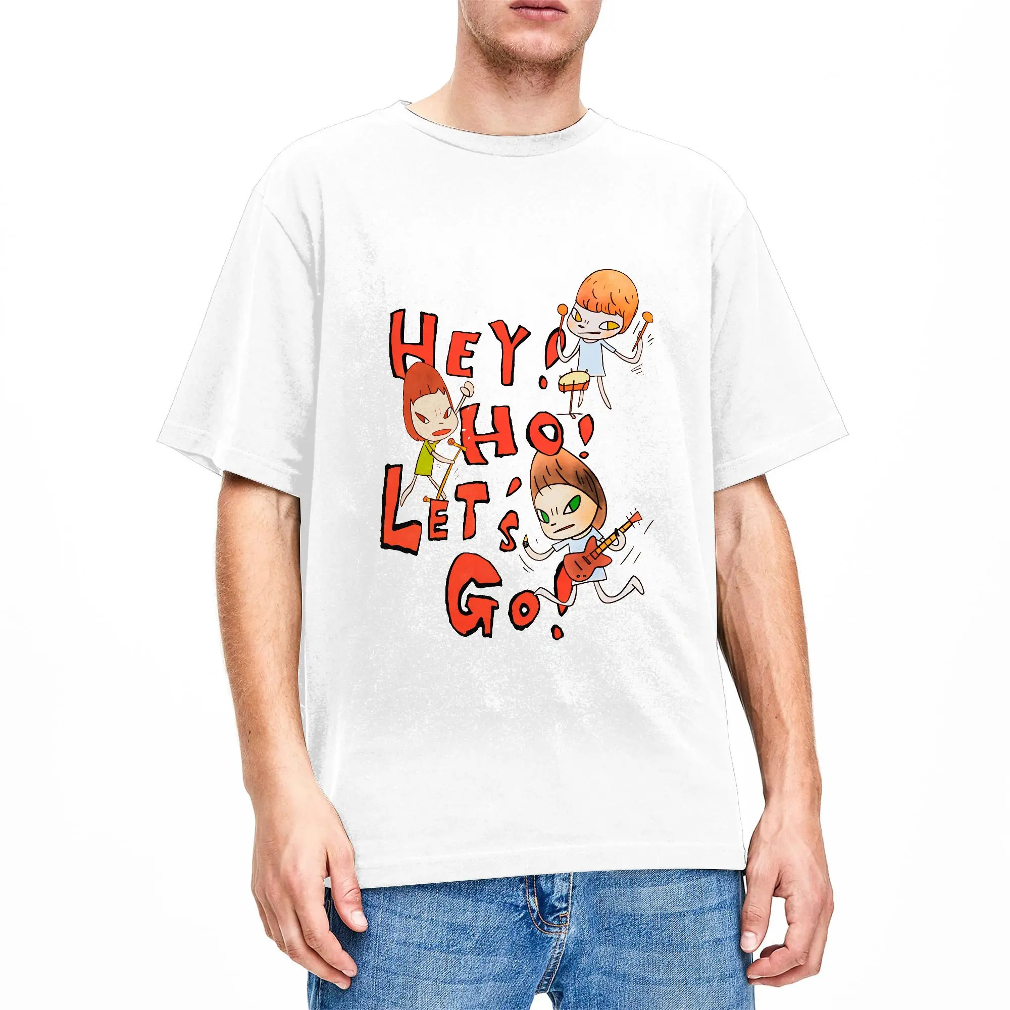 Yoshitomo Nara T Shirt Adult  Y2K Basic T Shirts Summer O Neck Novelty Tee Shirt Pattern Oversized Clothing