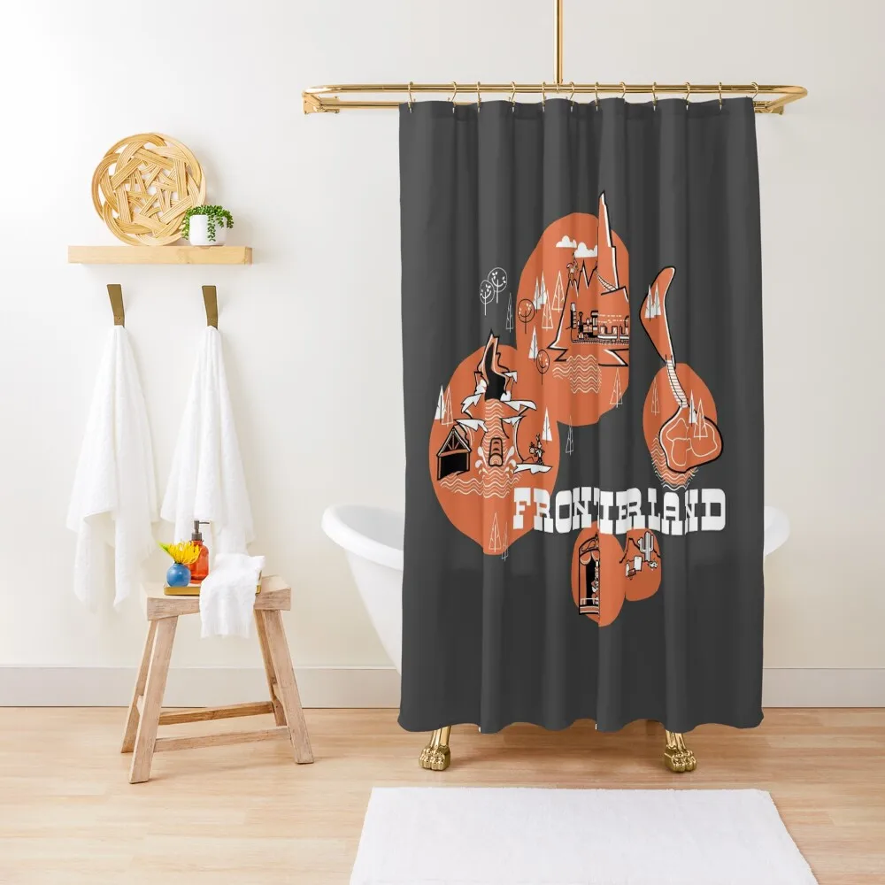 

Land of Frontier Shower Curtain Bathroom Accessory For Shower Anime Shower Bathroom And Products Curtain