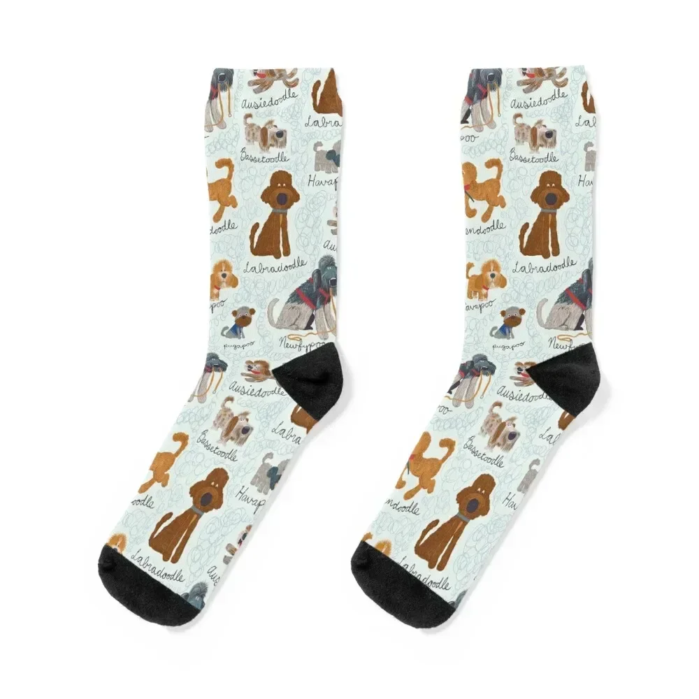 

Oodles of Doodles Socks with print moving stockings Antiskid soccer sports stockings Woman Socks Men's