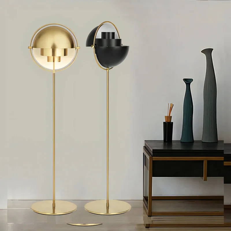 Modern Gubi Floor Lamps for Living Room Home Decor Designer Black Gold Metal Standing Lights Bedroom Floor Lamp