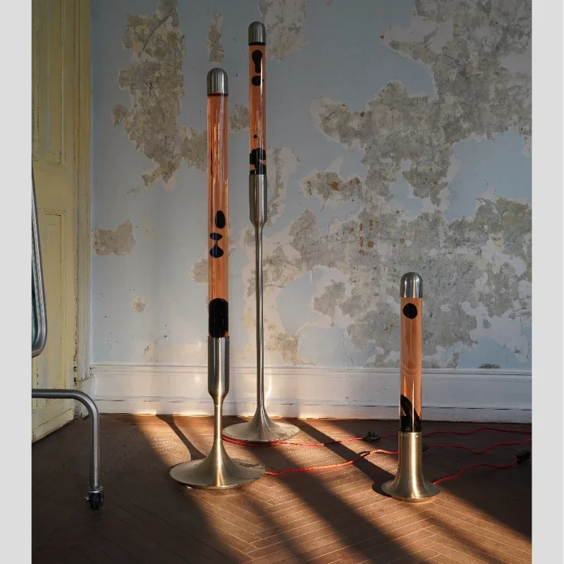 

Floating Lamp | Black Brown Original Table Floor Lamp Silent Middle Ancient Lava Lamp