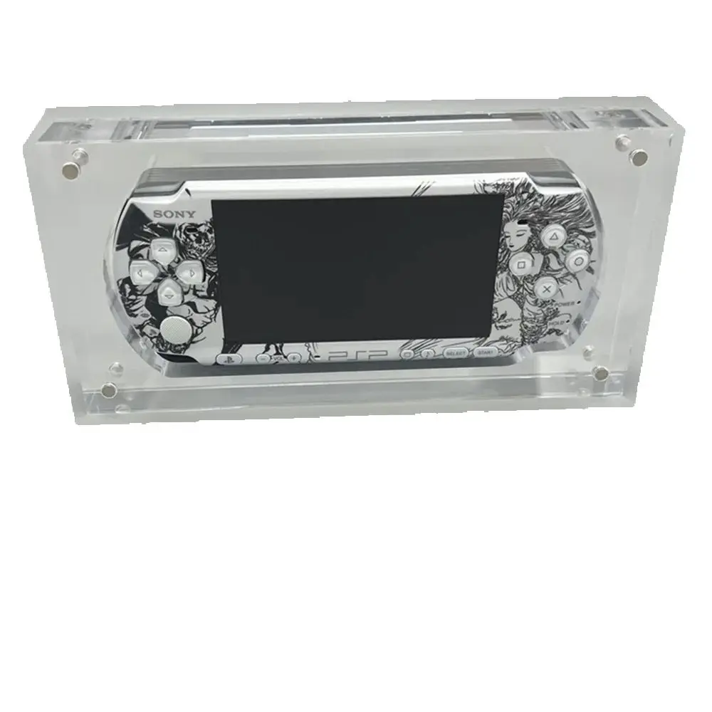 لسوني بلاي ستيشن المحمولة/PSP2000 صناديق شفافة عالية الجودة فائقة الوضوح مجموعة أكريليك عرض صندوق واقي